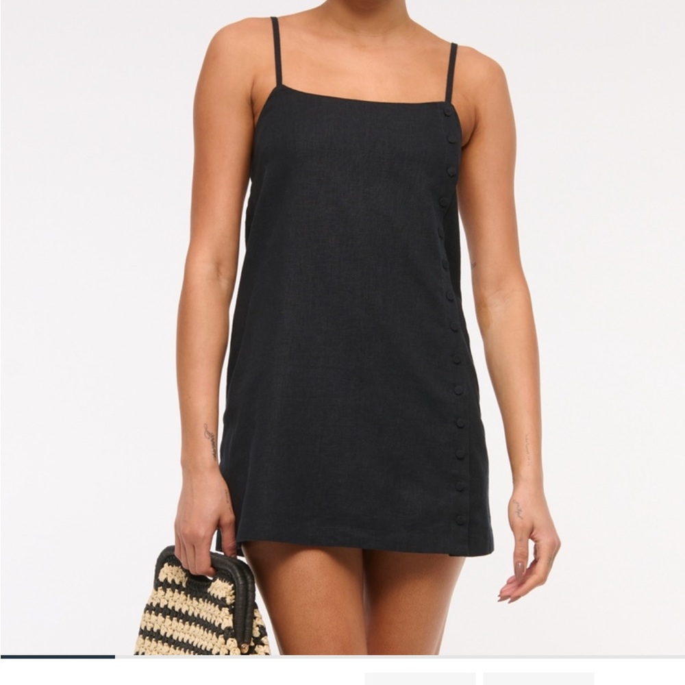 Abercrombie & Fitch Charcoal Buttoned Dress/Skort NWT